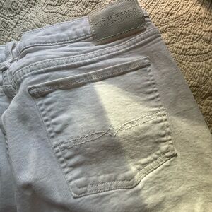 Lucky Brand White Skinny Jeans - Women's Clean Back-Pocket Detail
